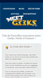 Mobile Screenshot of meet-geeks.com